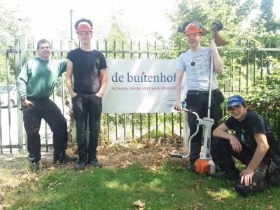 Leerlingen geslaagd voor cursus bosmaaier